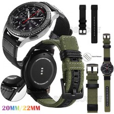 Various Woven Nylon + Leather Smart Wrist Band Replacement Watch Bracelet Strap