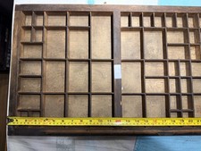 Antique wooden printers - antique, drawer
