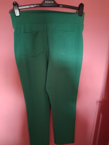 Kim green crepe - &, slim