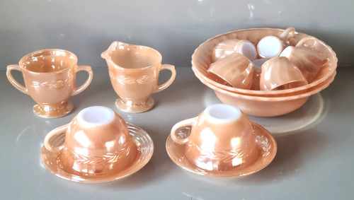Vintage fire king style lustre - vintage,