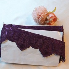 New 3 yards Purple Organza