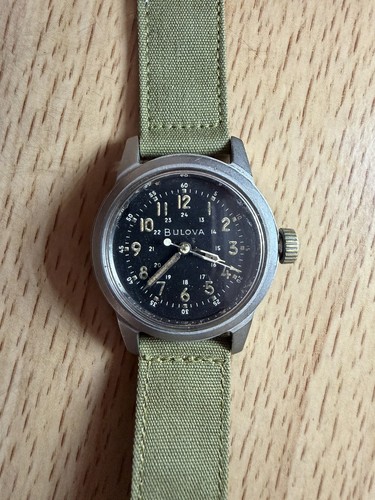 Serviced vintage bulova - serviced,