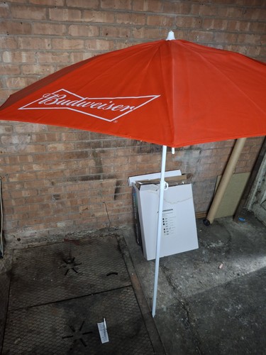 Budweiser beer garden parasol - budweiser,