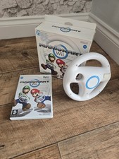 Mario Kart Wii (Nintendo Wii) – Boxed with Official Wii Wheel + Spare Wheel – 