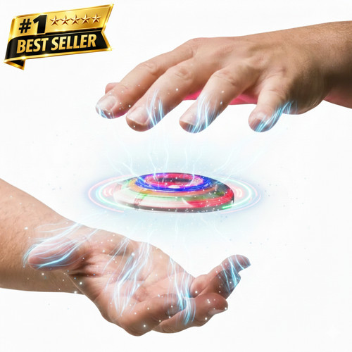 Zorbi magic flying saucer - flying,