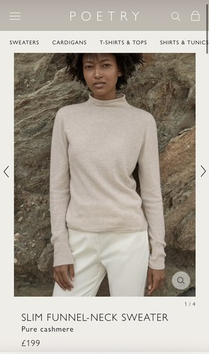 Poetry 100 cashmere ecru - poetry, 100%