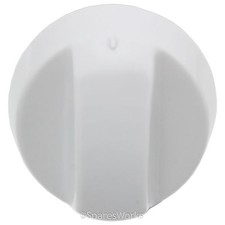 Hygena white oven - white, knob