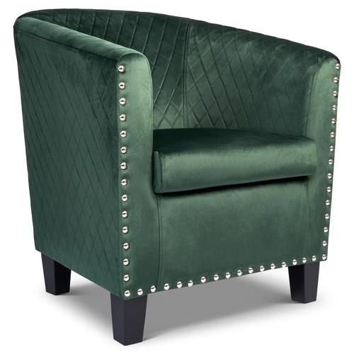 Tub chair velvet - tub,