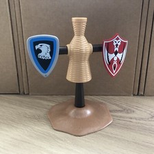 Playmobil Weapons Training Dummy & 2 X Knights Shields, History Castle Spares 21