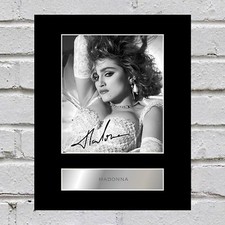 Madonna Signed Mounted Photo Display #2