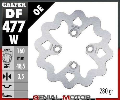 Galfer front brakedisc wave - brakedisc,