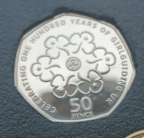 2010 proof 50p fifty pence - fifty,