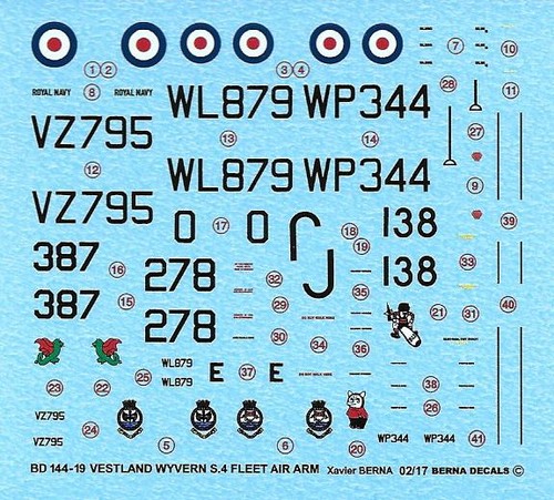 Berna decals ber14419 144 - berna,