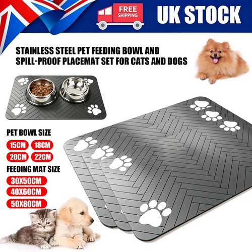Cat dog food mat for - cat,