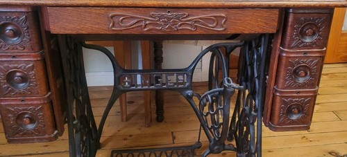 Antique singer treadle - antique,