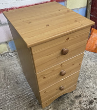 Set Of 3 Drawers - 43x45x75cm - Light Brown