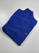Lacoste Men’s 1/4 Zip Jumper. Size XL