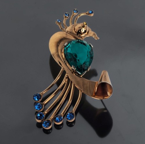 Vtg coro sterling vermeil - vtg,