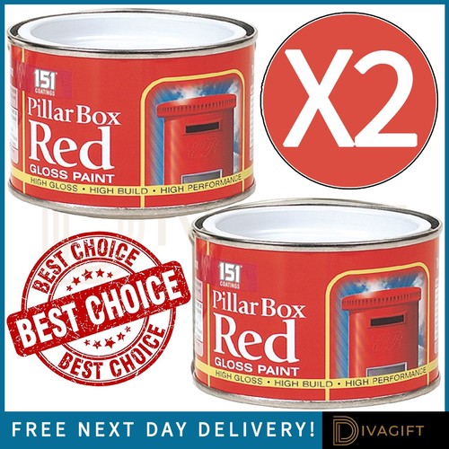 Pillar box red paint - 2,