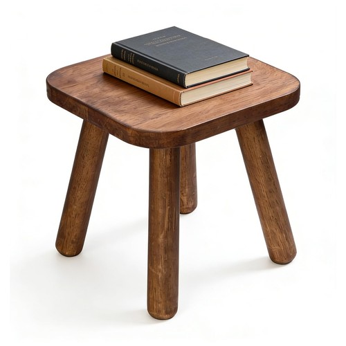 Small wooden stool 24cm - wooden,