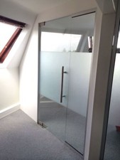 Toughened Glass Partition