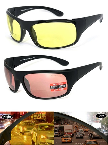 Bifocal safety reading glasses - safety,
