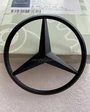 Matte Black Rear Star Badge