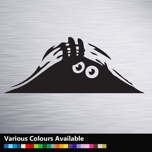 Peeking monster funny vinyl - funny,