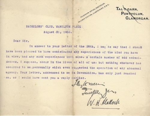 British author mallock - author,