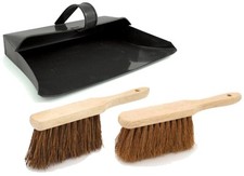 Dustpan and Brush Set Black