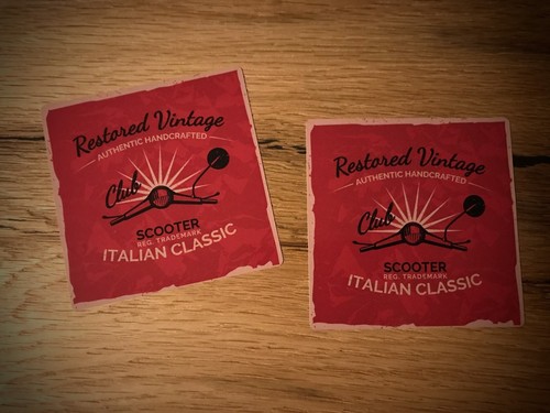 Italy sticker classic - 2x,