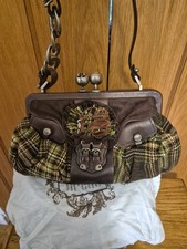 Juicy Couture tartan handbag rare.