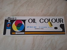 Marie’s Artist Oil Colour Boxed Set Of Paints - 9ml Tubes - E1387 *one missing*
