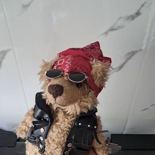 Biker themed motor - biker, bear