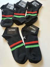 5 Pairs Lynx Ankle Socks Size