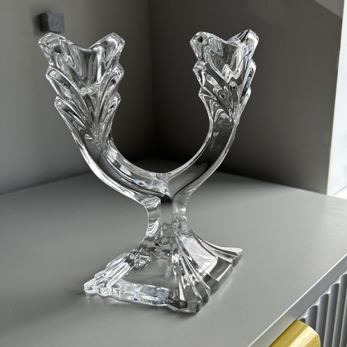 Vintage clear glass double - clear,