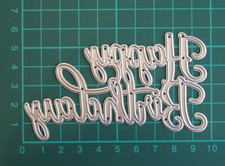 Happy Birthday Metal Cutting