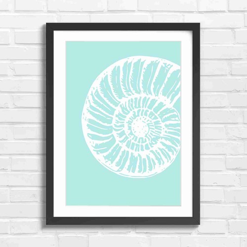 Minimalist nautilus shaped - minimalist,