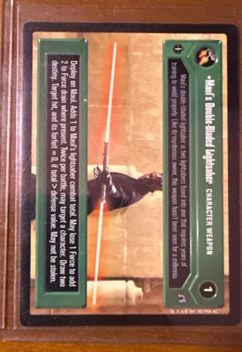 Star wars ccg maul double - wars,