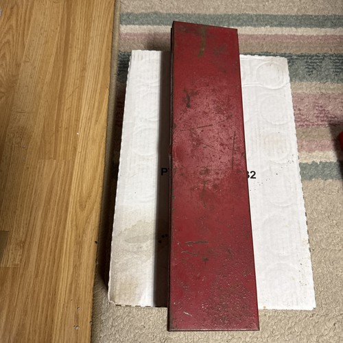 Unbranded red tool box steel - tool,