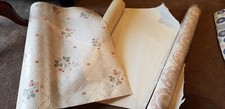 Genuine Vintage 1970s 1980s bits of wallpaper rolls prop tv film show display 