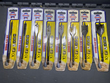 FAITHFULL TOOLS Flat Wood Drill Set Joblot  Metric Bits 6/10/13/16/19/22/25/32mm