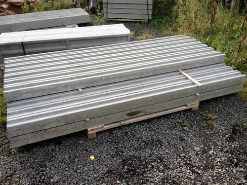 Concrete slotted posts - slotted,
