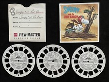 Viewmaster 3 Reels Set- Snoopy And The Red Baron- GAF- B 544