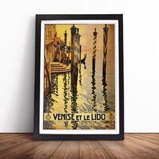 Vintage travel venice venise - venice,