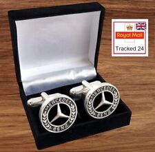 Car Cufflinks Mercedes Benz Theme Business Wedding Shirt Suit  IN A CUFFLINK BOX