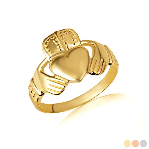 Gold men symbolic claddagh - gold, men's
