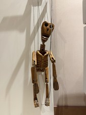 Hand Carved Wooden Skeleton