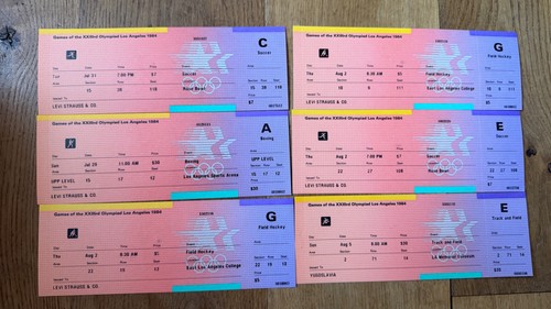 Ticket collection 1984 los - ticket,