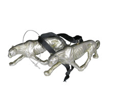 New Silver Panther Design Resin Hanging Ornaments